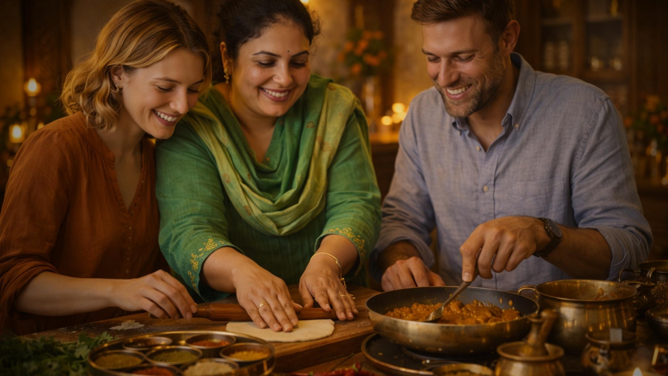 Authentic Indian home cooking experience