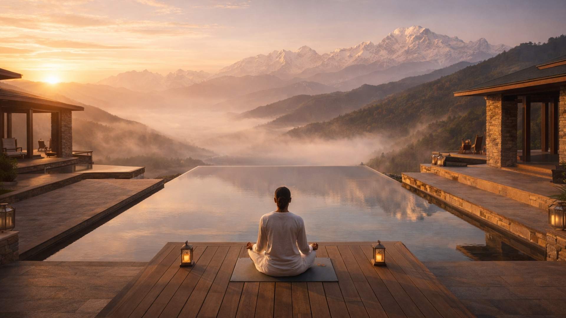Luxury yoga retreat in India